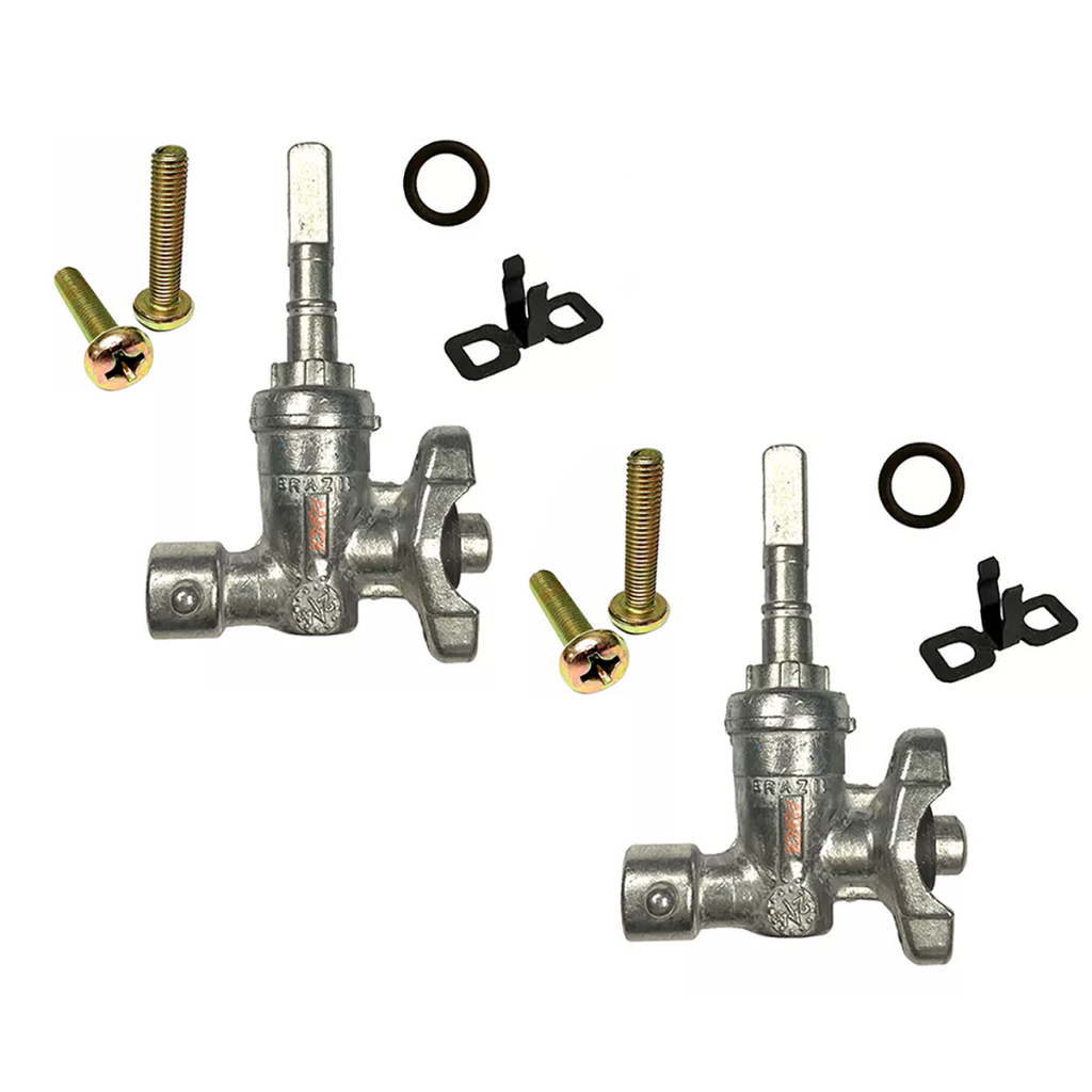 Kit 2 Registro Ramal Boca Fogão Cooktop Chamalux Original Engate Rápido