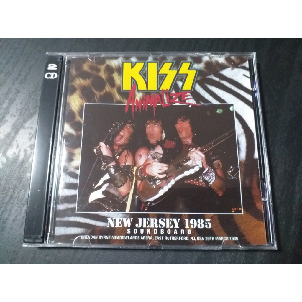 Kiss CD Duplo New Jersey 1985 Soundboard Animalize Tour
