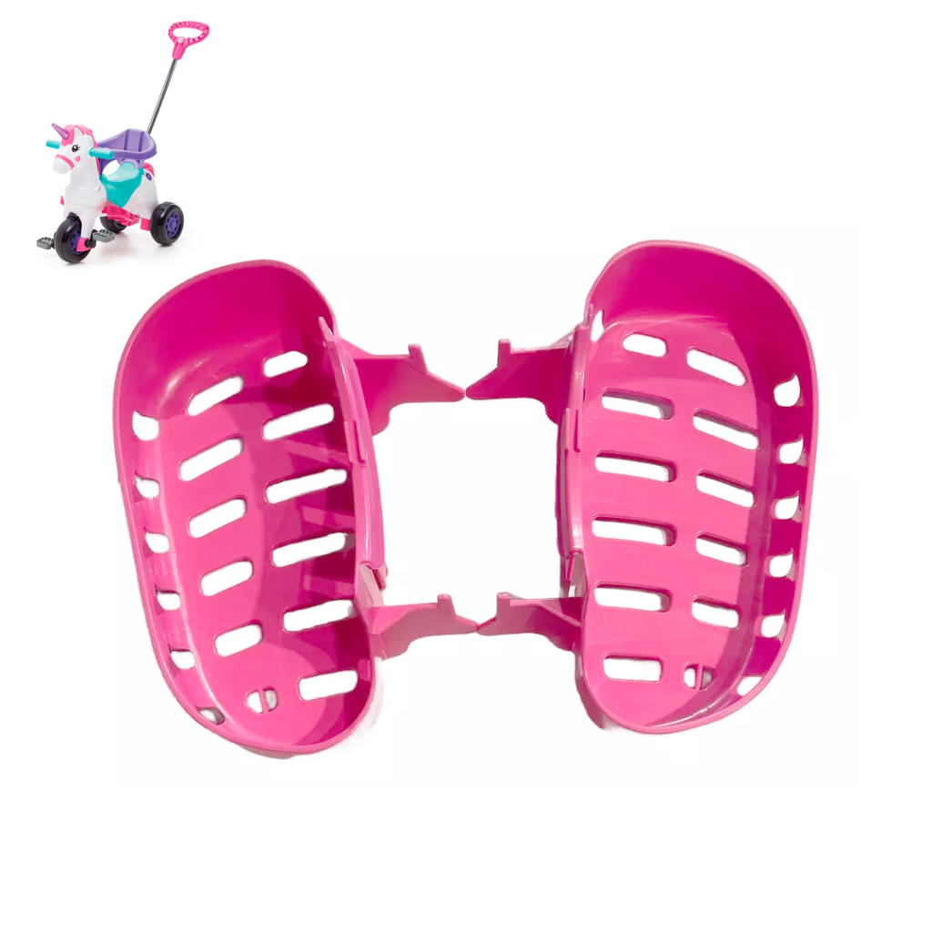 Apoio De Pé Base Calesita Fantasy Unicórnio Triciclo Rosa