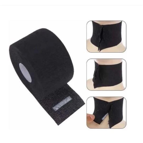 Gola Higienica Para Barbeiro Black Neck Paper Profisional 1 pct 100 Unidades barber salao pescoço em Oferta na Shopee