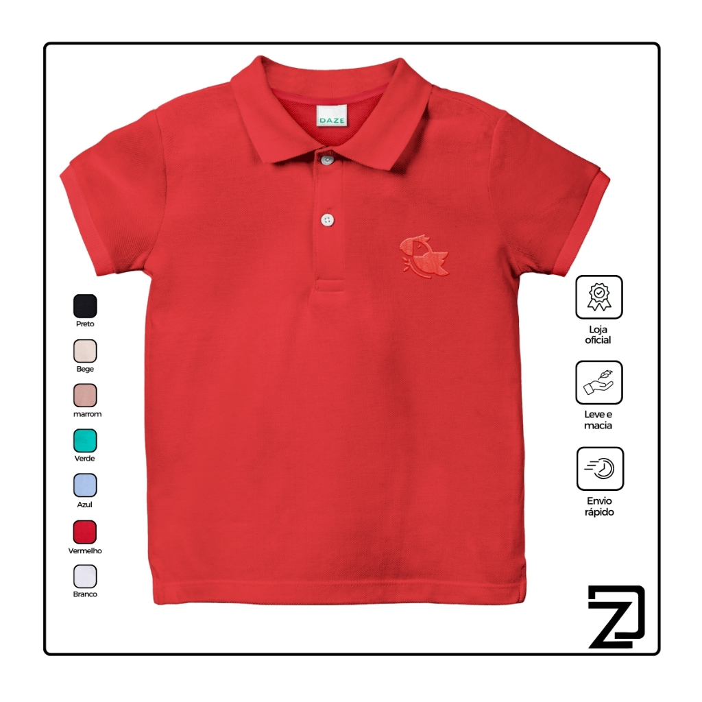 Camisa Básica Polo Infantil