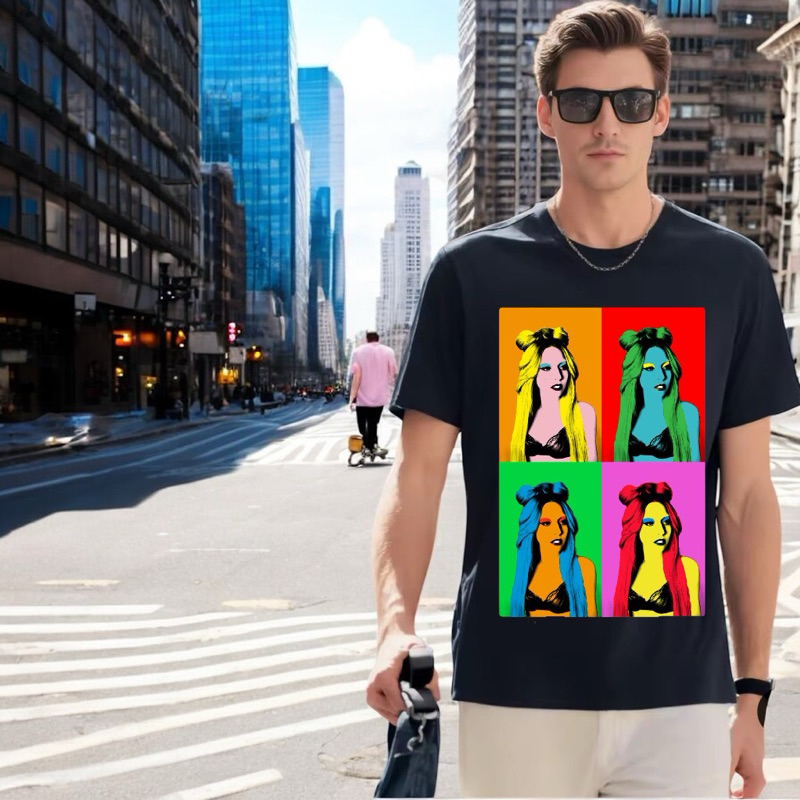 Camiseta Fã Lady Gaga Show Cantora Internacional Blusa Algodao Pop Slim Fit