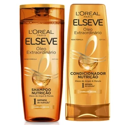 KIT SH + COND NUTRIÇÃO ÓLEO EXTRAORDINÁRIO ELSEVE 200ML