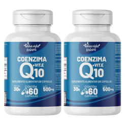 Kit 2 Coenzima Q10 (CoQ10) e vitamina E