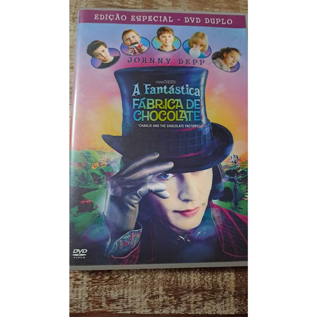 DVD - A Fantástica Fábrica de chocolate - Johnny Depp - DVD Duplo