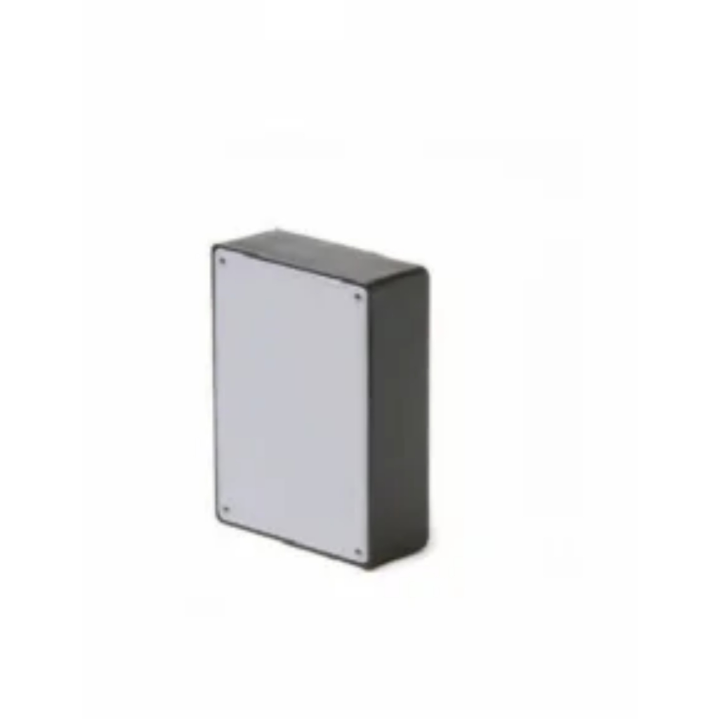 Caixa Patola PB-115 – Caixa ABS Preto com Tampa Cinza – 160x122x52mm