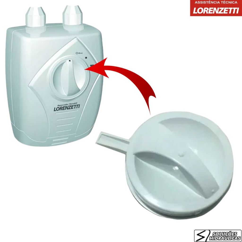 BOTAO TEMPERATURA C/MOLA AQUECEDOR VERSATIL - LORENZETTI