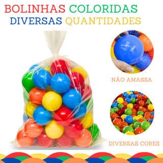 Bolinhas Coloridas Infantil Para Piscina Não Amassa Atóxicas em Oferta na Shopee