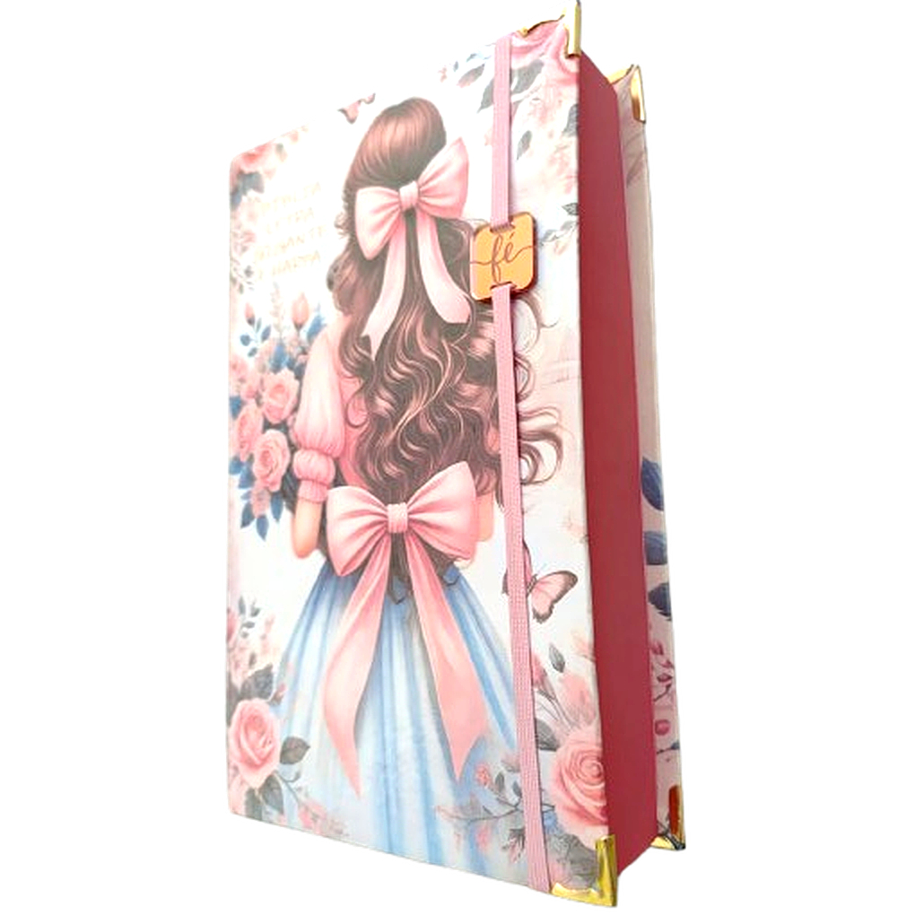 BÍBLIA GRANDE GAROTA CRISTÃ | EDIÇÃO ESPECIAL |  CAPA ALTO BRILHO | CANTO METÁLICO | ELÁSTICO | LETRA GIGANTE | HARPA em Oferta na Shopee