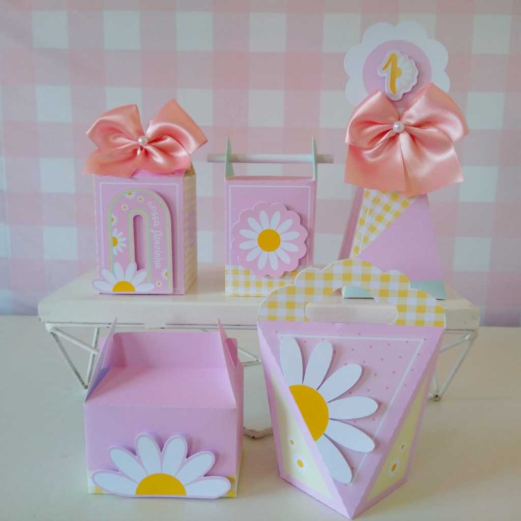 Kit Festa Margaridas | Personalizados margaridas / Lembrancinha Decoração Aniversário