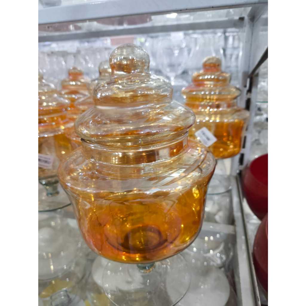 Lindíssima Jarra de Vidro Borossilicato Mix Cores Agatha Com Tampa Inox 1.8L Vidro Resistente Luxo