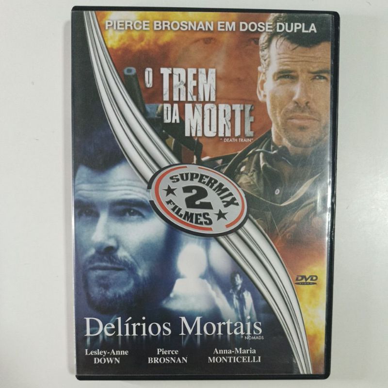 Dvd O Trem da Morte + Delírios Mortais - Pierce Brosnan em Dose Dupla - Supermix 2 filmes