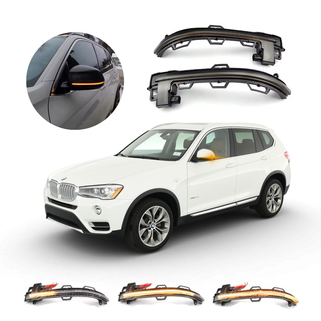 Seta Led Sequencial Retrovisor Premium Bmw X5 2013 Até 2018