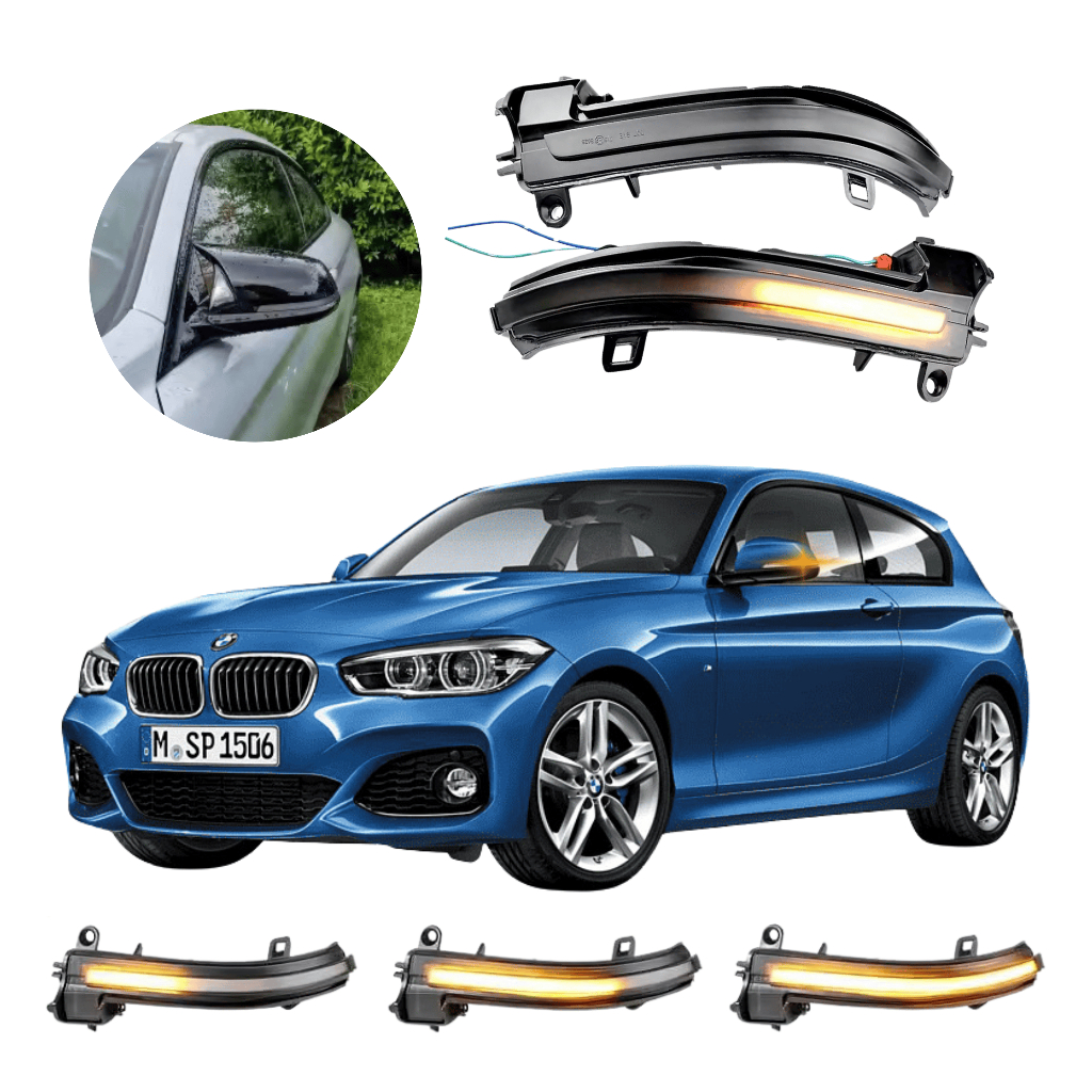 Seta Led Sequencial Retrovisor Premium Bmw F20 2013 Até 2019