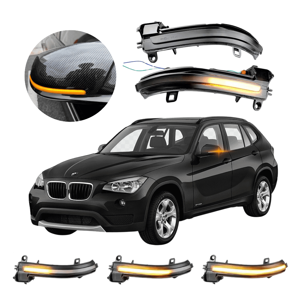 Seta Led Sequencial Retrovisor Premium Bmw X1 2013 Até 2015