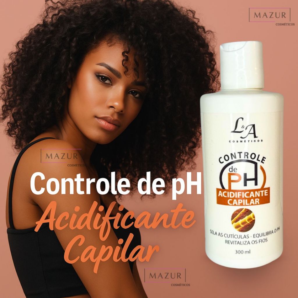 Acidificante Profissional para cabelos Super danificados porosos Salva Cabelo/ Regulador de PH 300ml