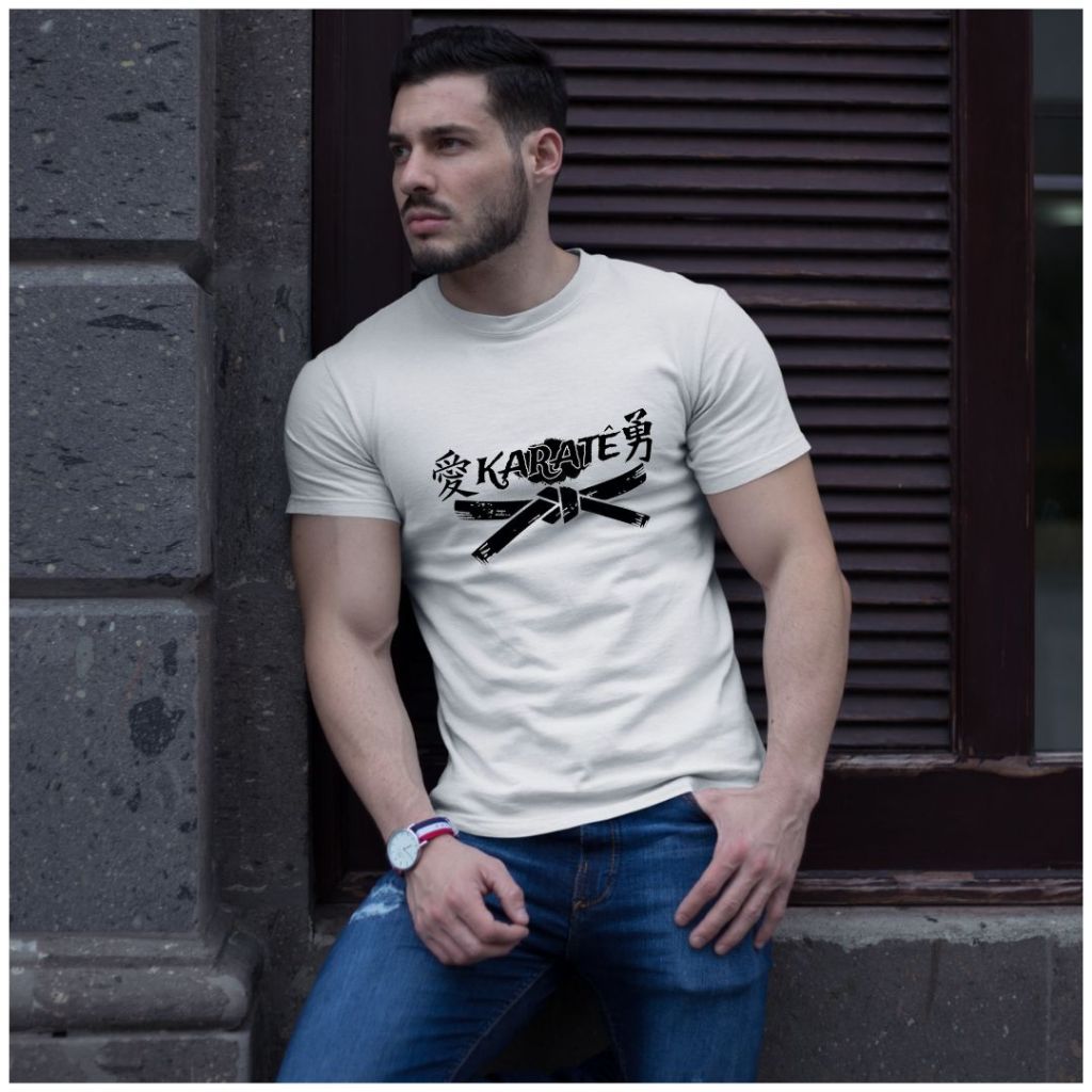 Camisa Masculina Camiseta Karatê Artes Marciais Mistas 100% Algodão Premium