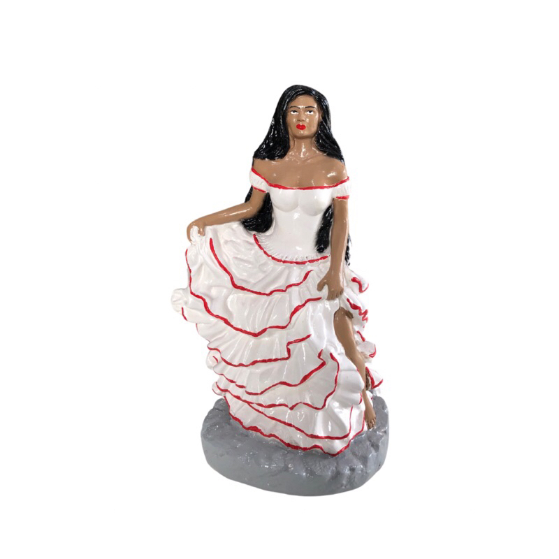 Imagem pomba gira Maria navalha 24cm / pombo gira Maria navalha