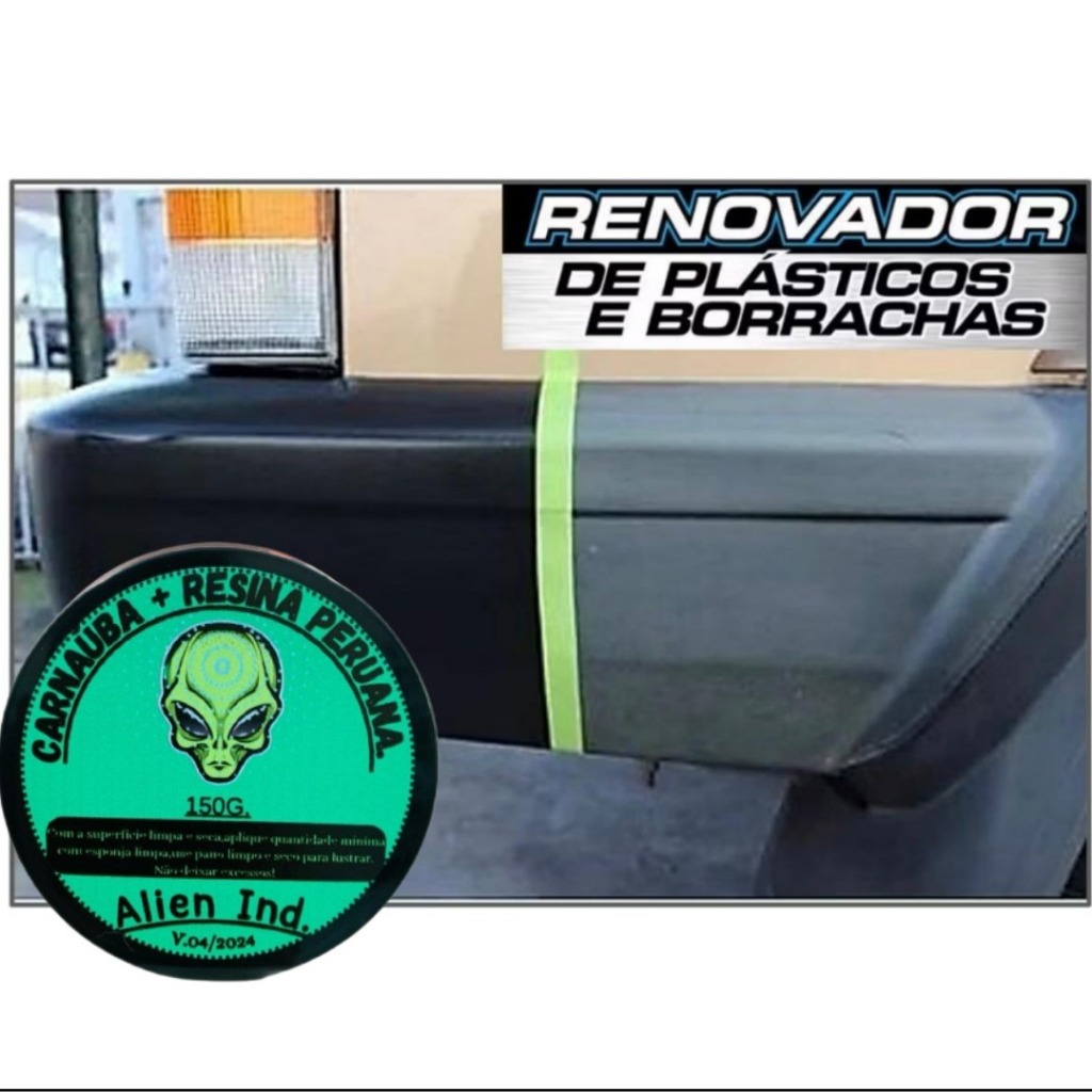 Cera Revitaliza Para Choque Plastico Painel Borracha em Oferta na Shopee