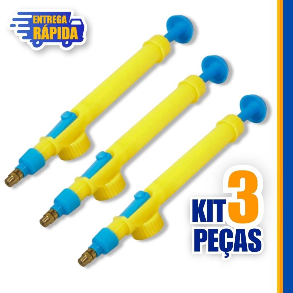 Kits 3/2/1 Pulverizador E Borrifador Para Garrafa Pet Manual Spray Para Jardinagem Adaptável Multiuso