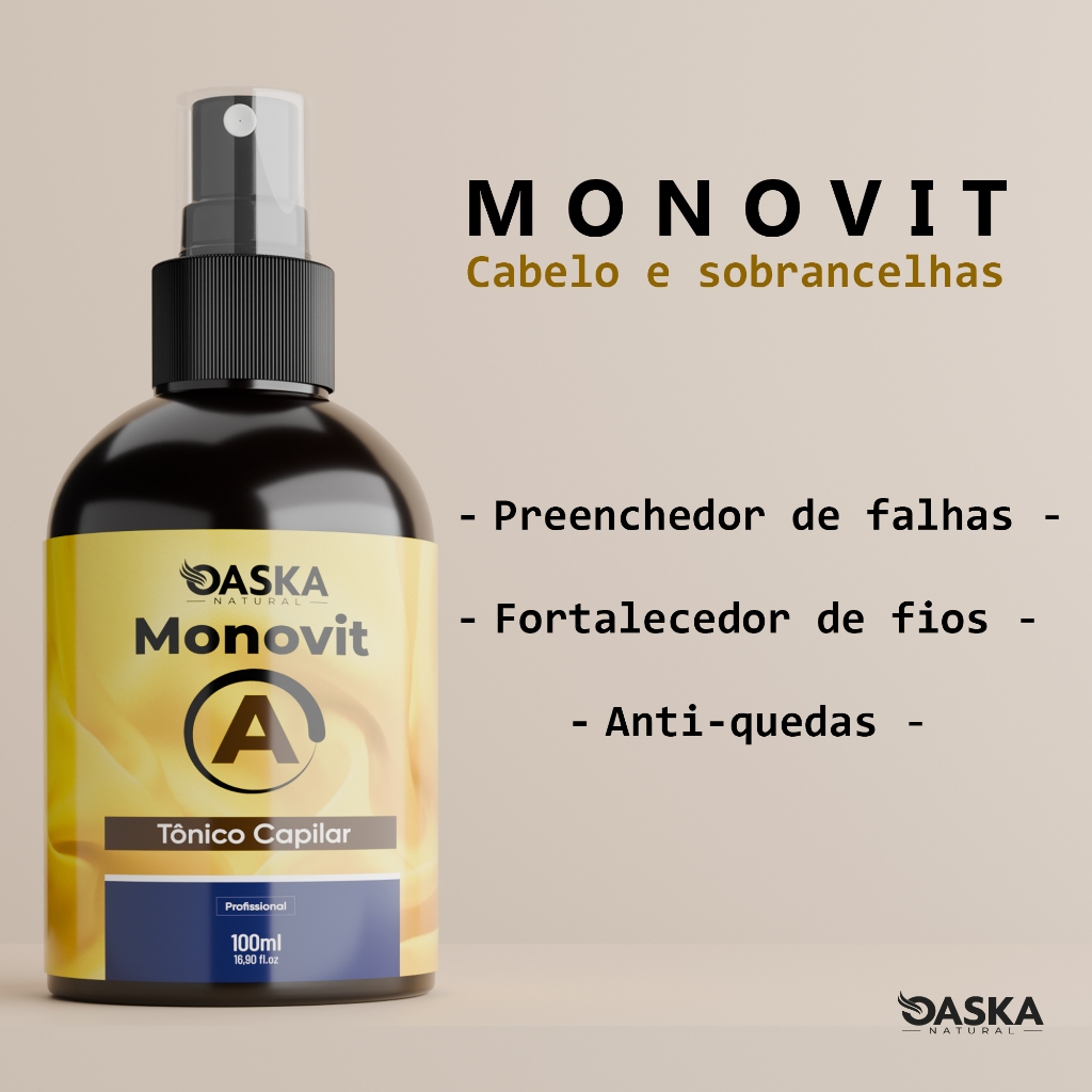 Serum Capilar Monovit Para Crescimento De Cabelo Poderoso Anti Queda