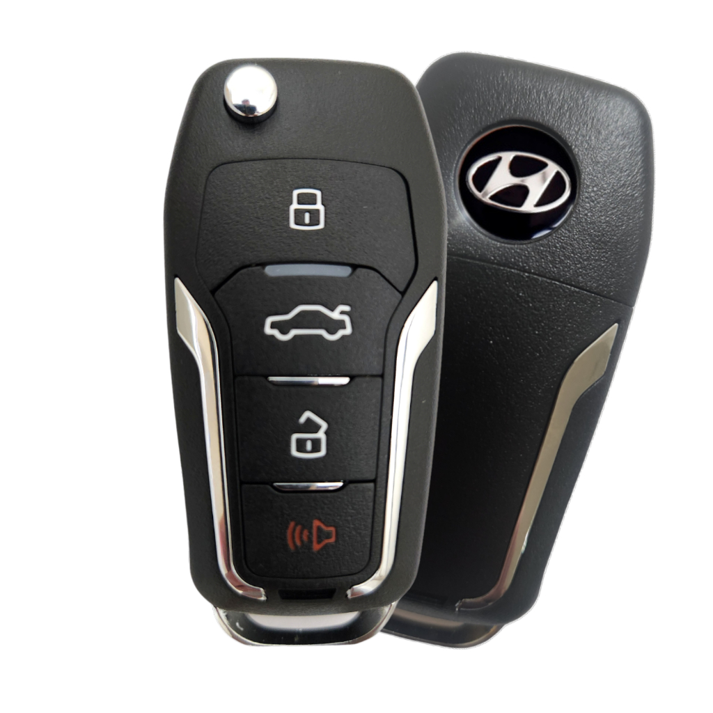Chave Canivete Hyundai Creta Action Pulse Sport Attitude Smart 2017 a 2021 completa com chip