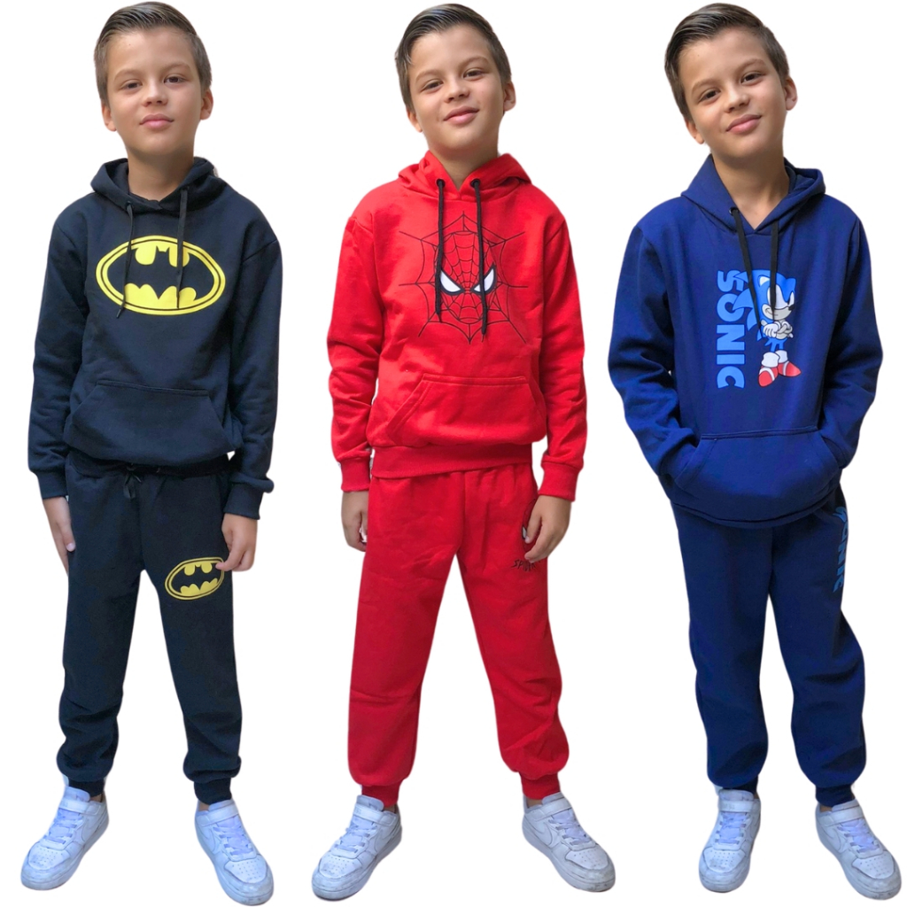 Conjunto infantil de moletom