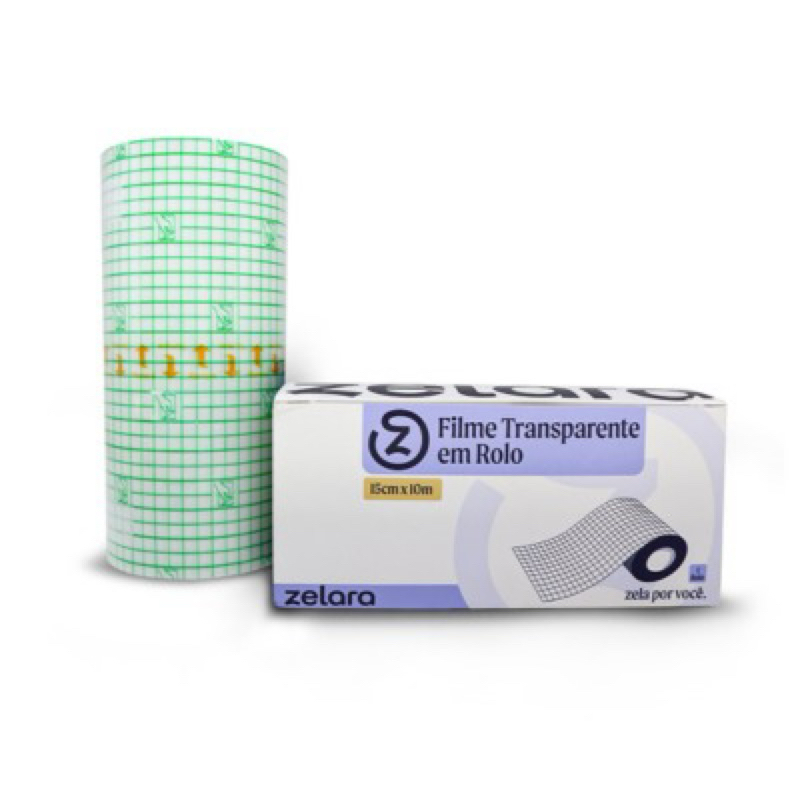 Filme rolo transparente 15cmx10metros zelara