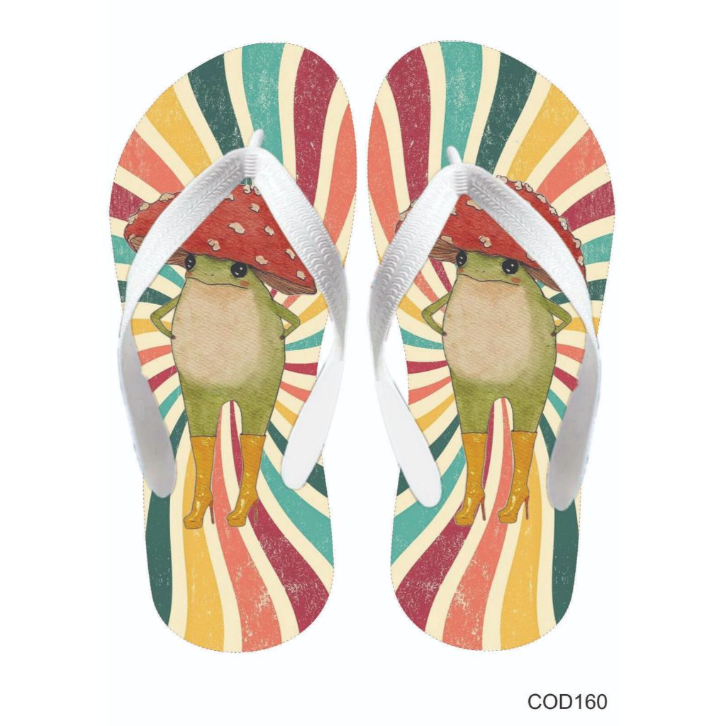 Chinelo Sapo - Estampas Variadas | Tamanhos Adulto e Infantil