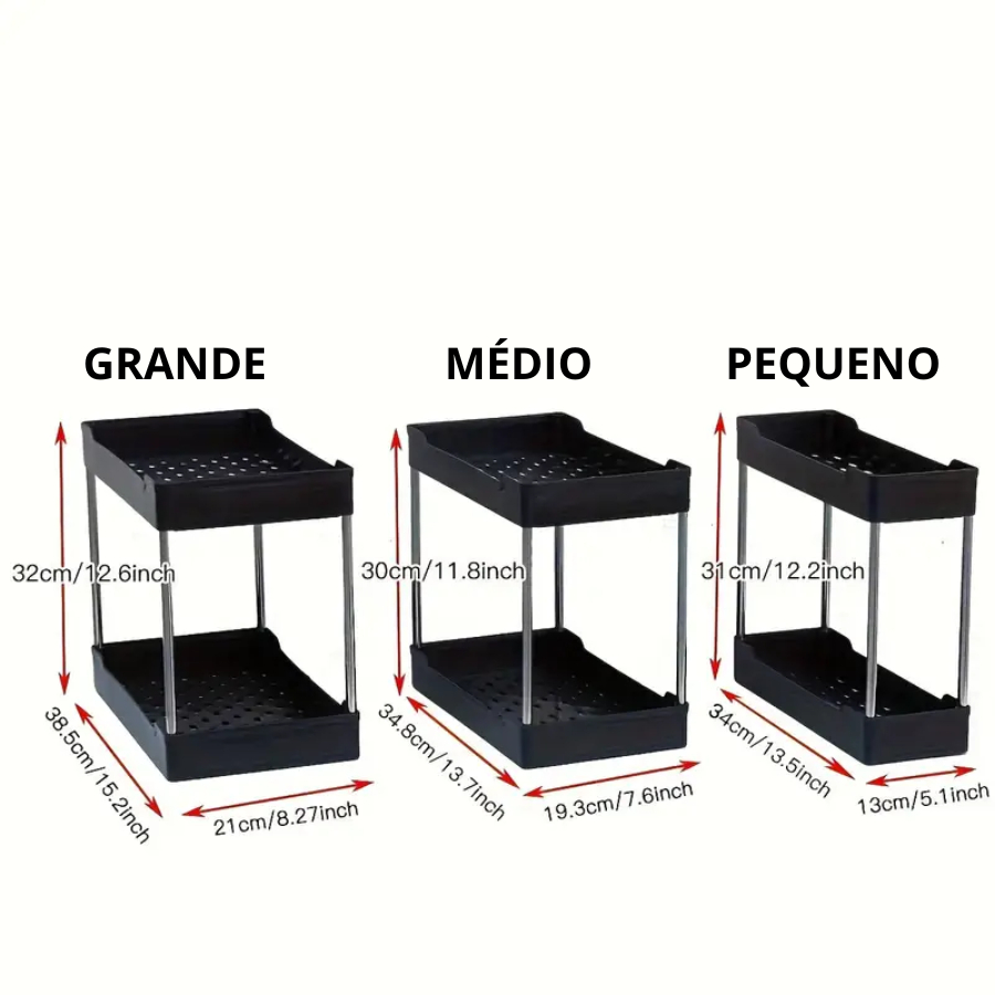 Prateleira Organizador Acrílico Porta Maquiagem Suporte Multiuso De Mesa Multi Camadas em Oferta na Shopee