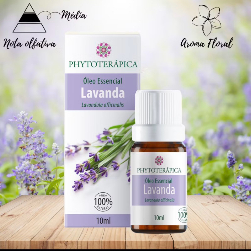 Óleo Essencial de Lavanda 10ml Phytoterápica em Oferta na Shopee