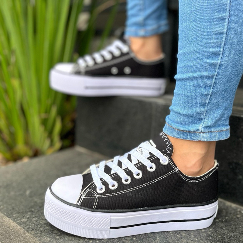 Tenis Feminino Star Plataforma Alta Moda