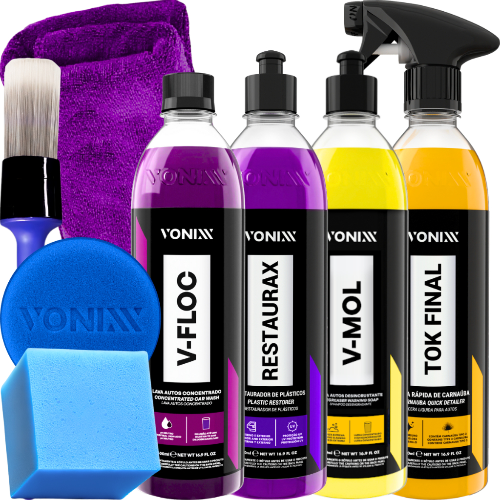 Kit Shampoo V-Mol Desincrustante V-Floc Cera Tok Final Restaurax Vonixx em Oferta na Shopee