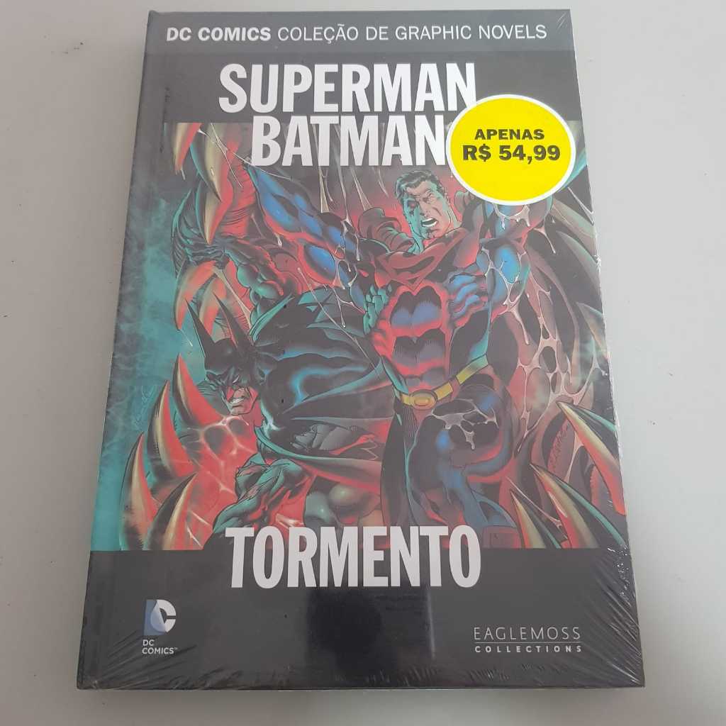 DC Comics Coleção de Graphic Novels Eaglemoss Vol. 46 Superman/Batman Tormento COMPLETE SUA COLEÇÃO