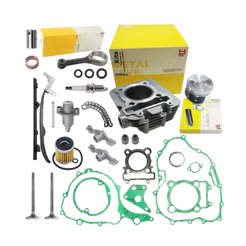 Kit Motor Completo Fazer 250 Lander Ténéré Biela Juntas Vela