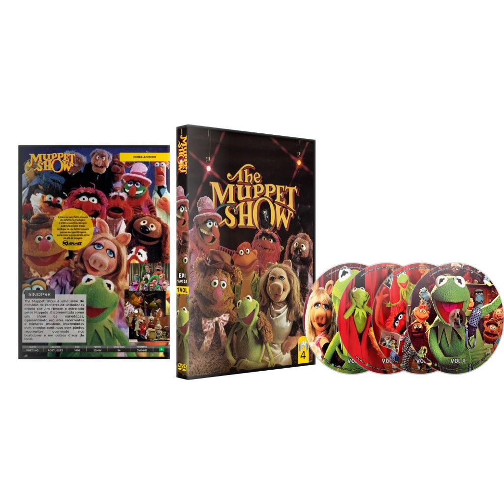 Dvd The Muppets Show 1a Temporada 1976 Completa Tri Áudio Hd