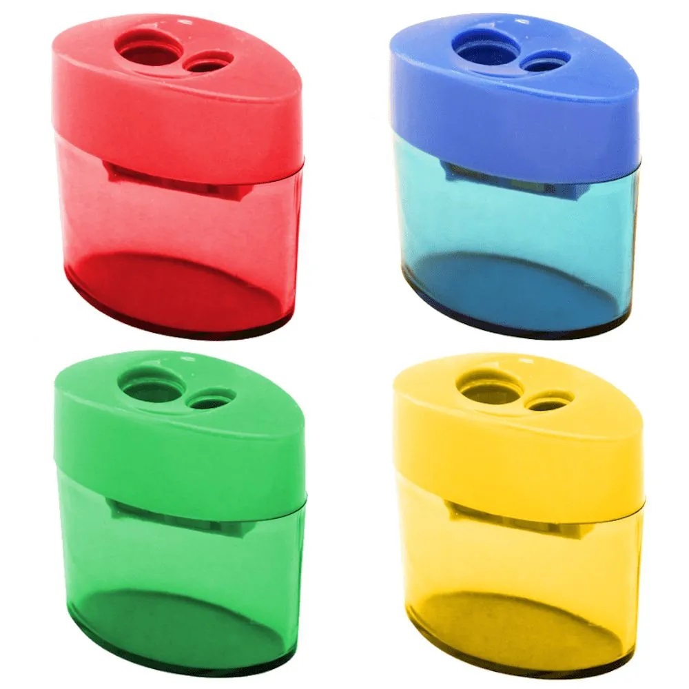 Apontador Oval com Depósito Duplo Leo & Leo Cores - Unidade