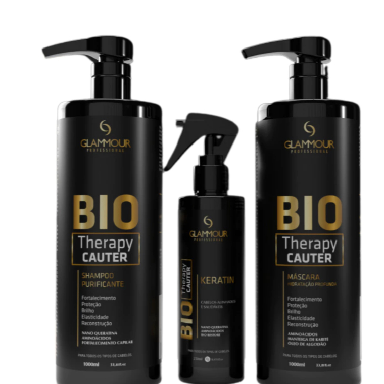 Kit Bio Therapy Cauter Cauterização Hidratação Profunda em Oferta na Shopee