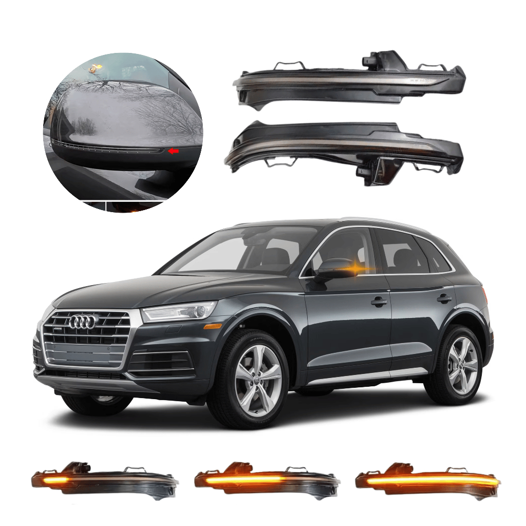 Seta Led Sequencial Retrovisor Premium Audi Q5 2019 Até 2025