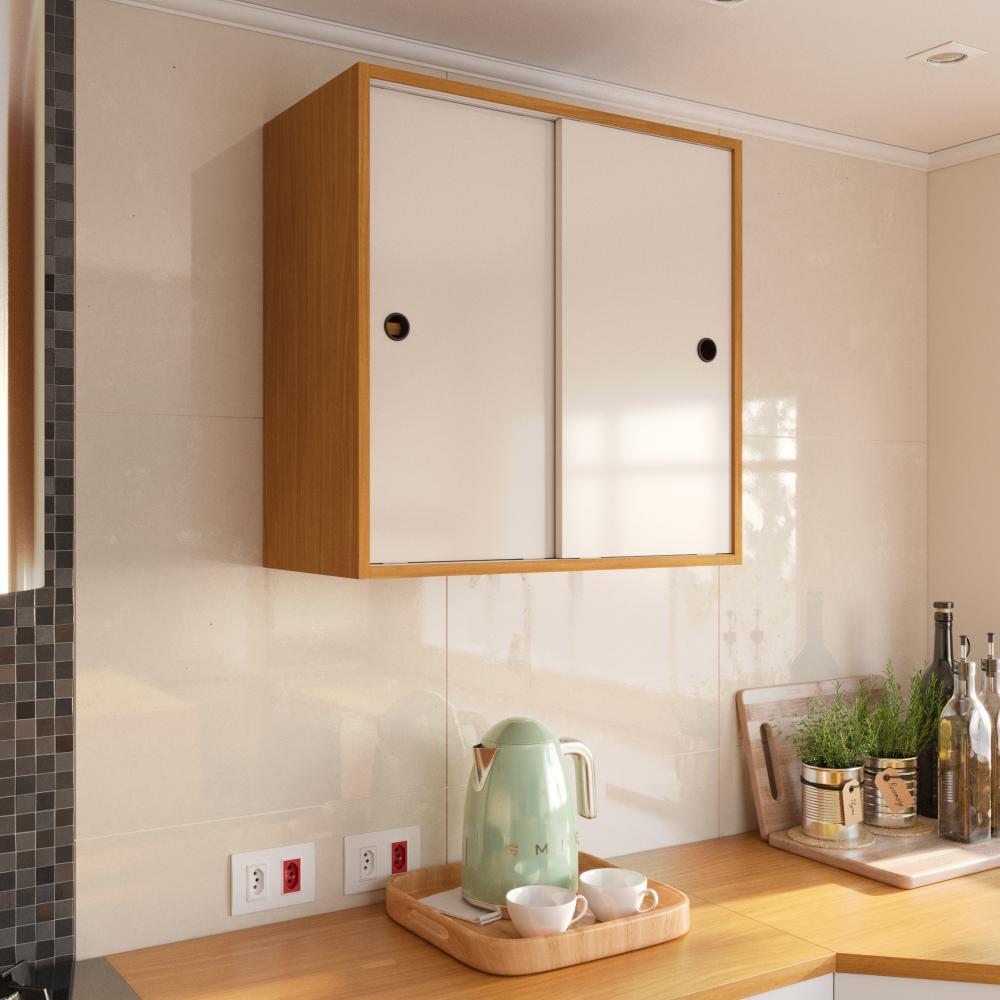 Armario de Cozinha Duas Portas de Correr Armario Lavanderia Suspenso com Portas Deslizantes em Oferta na Shopee