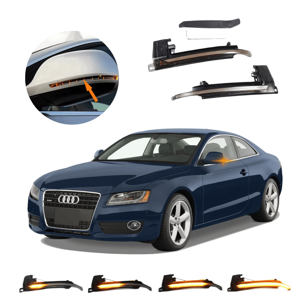 Seta Led Sequencial Retrovisor Audi A5 2009 Até 2016