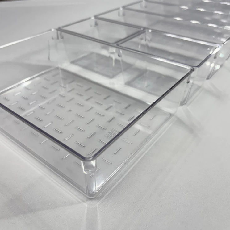 Kit 21 Organizadores Multiuso Modulares de Acrílico Cristal — foto 8