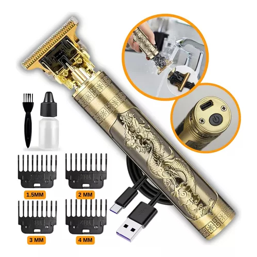 Barbeador elétrico aparador de pelos dragão Buda máquina de cortar cabelo profissional