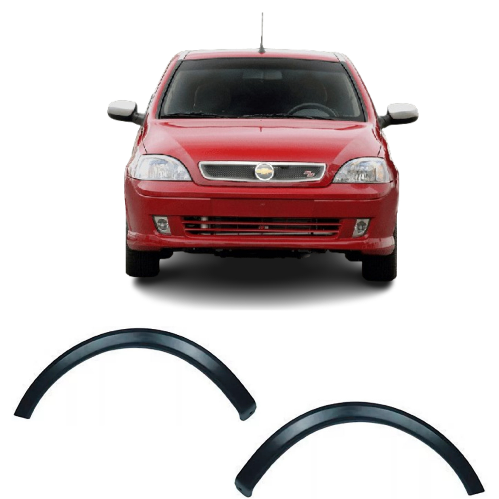 Moldura Paralama Dianteiro Corsa Hatch Sedan Montana Sport 2003 2004 2005 2007 2008 2009 2010
