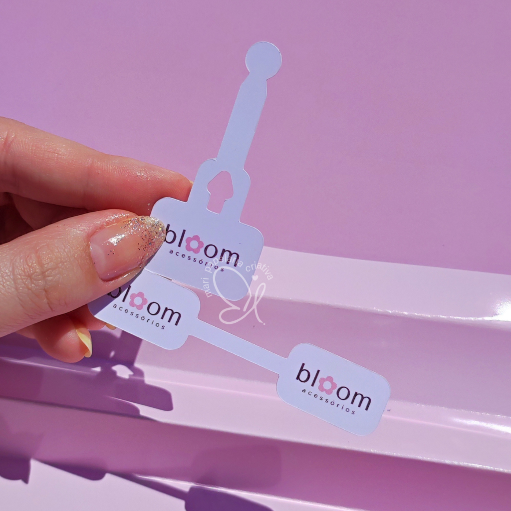 Tag para anéis personalizada com logo em Oferta na Shopee