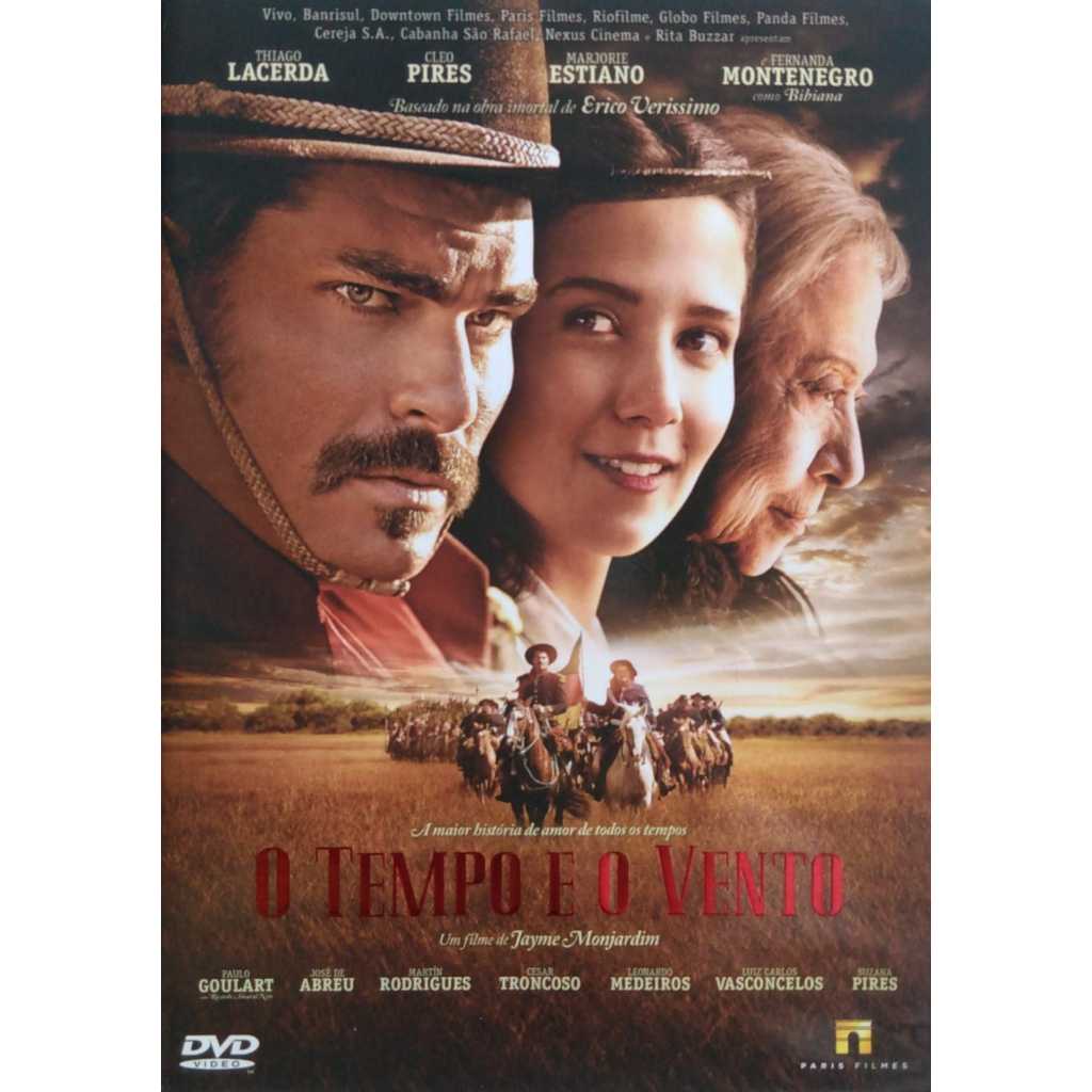 O Tempo E O Vento Dvd Thiago Lacerda Fernanda Montenegro