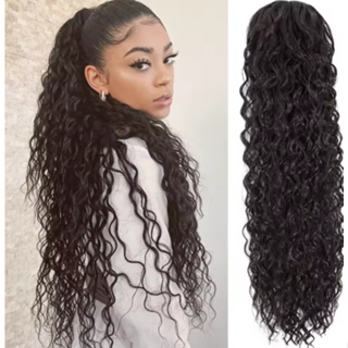 Rabo de cavalo cacheado volumoso em Oferta na Shopee