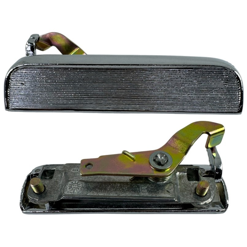 Maçaneta Externa de Ferro Cromada Porta Dianteira ou Traseira Gm Monza 82 - 88 / Monza Tubarão 91-96