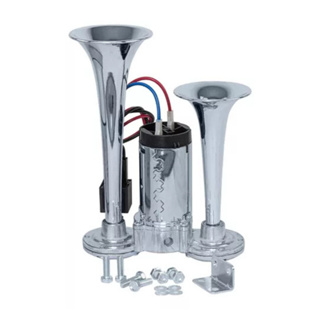 Buzina De Trem 2 cornetas 12v para carro moto van universal em Oferta na Shopee