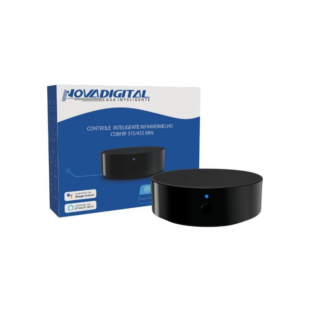 Controle Remoto Inteligente IR RF 433 MHz Smart Universal Wifi Tuya Alexa Google TV Ar Condicionado